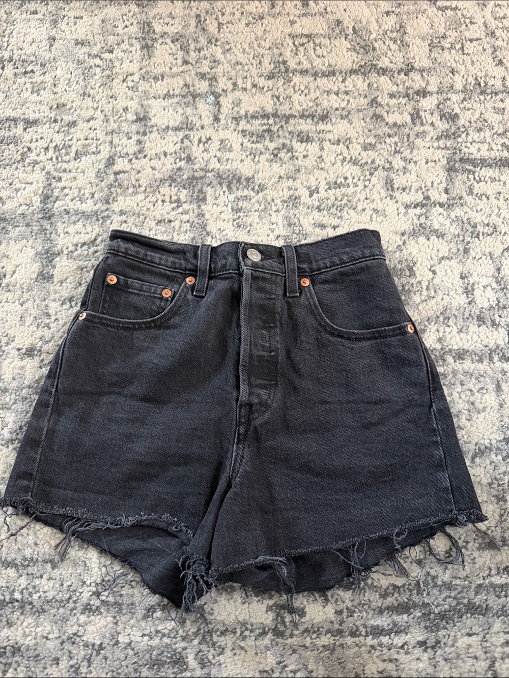 Levi's Black Ribcage Jean Short